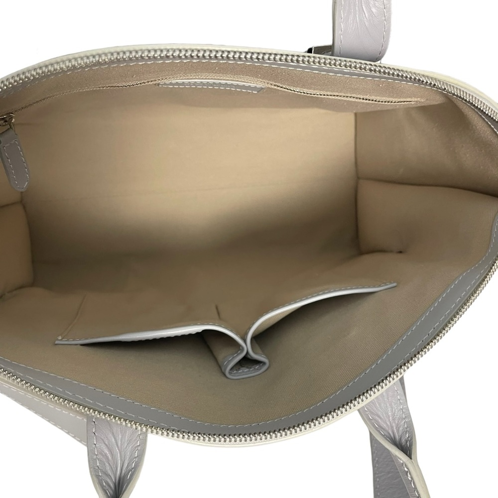 ALEXANDER McQUEEN LEGEND MEDIUM GRAY CONVERTIBLE SATCHEL - Picture 11 of 14